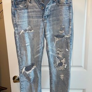 American Eagle Ripped Mom Jeans